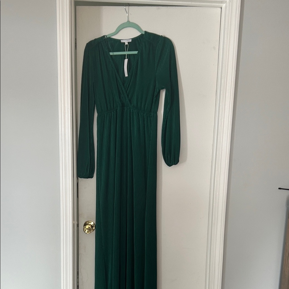 Baltic Born Deep Green Long Sleeve Dress
